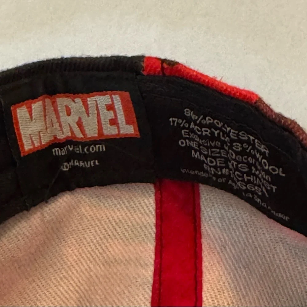 Marvel Deadpool Red Tonal Snapback Hat